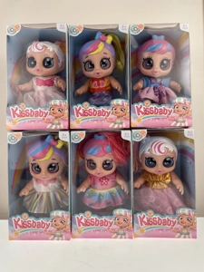 ขนาด 8 นิ้ว Kindi Kids ตุ๊กตาแคนดี้ (เด็กอ้วนโค้งพร้อมเพลง) (แพ็ครวม 6 ชนิด)