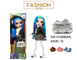 OMG.LOL seri kotak cahaya renda kelas atas 12D mata nyata botol keras meniup mata nyata dengan cahaya lagu tema musik 32 inci meniup botol pelangi bayi besar