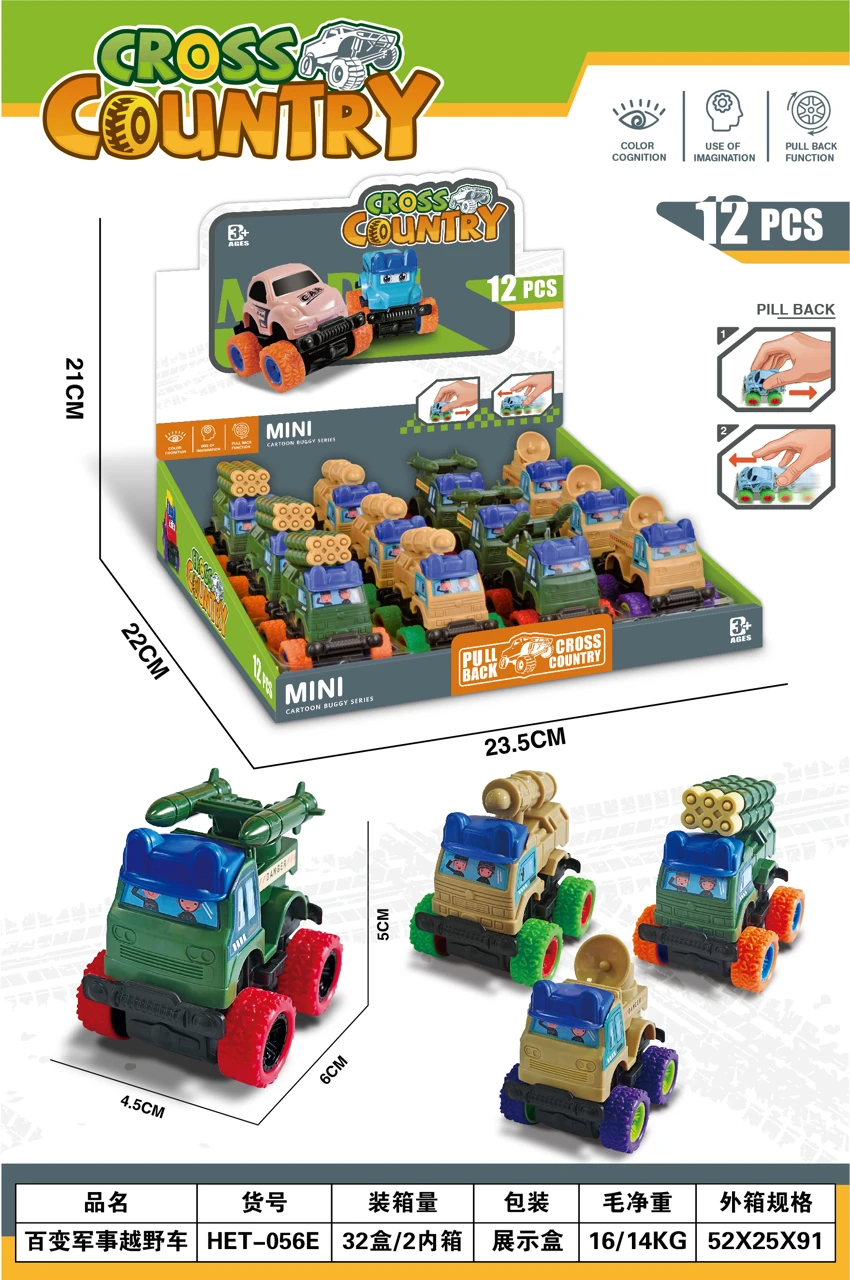 Transformable Military Off-Road Vehicle Display Box