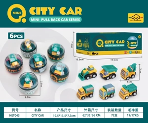 Pull-Back Car Capsule Toy (Engineering)