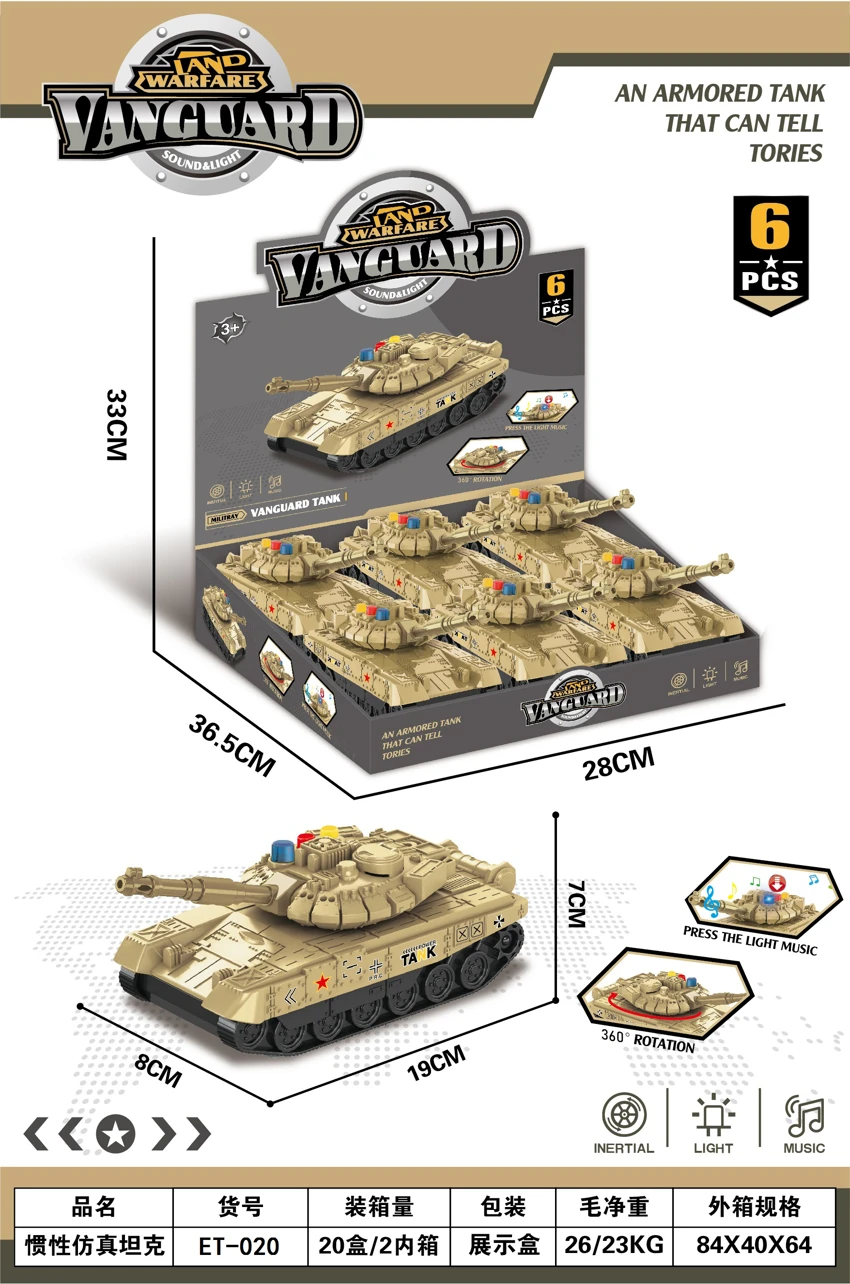 6-piece Friction Simulation Tank Per Box