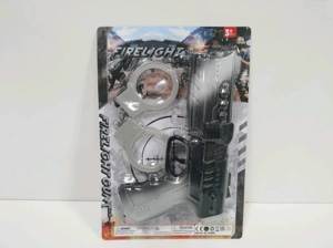 Spray Painted Flint Gun with Handcuffs