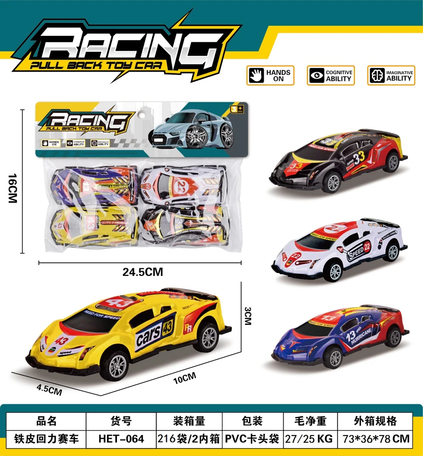 105 Tin Pull-Back Racing Car