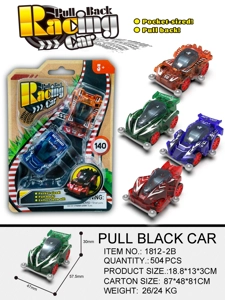 Transparent Pull-back 4WD Racing Car