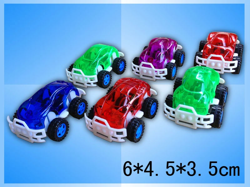 Transparent Off-road Pull-back Car