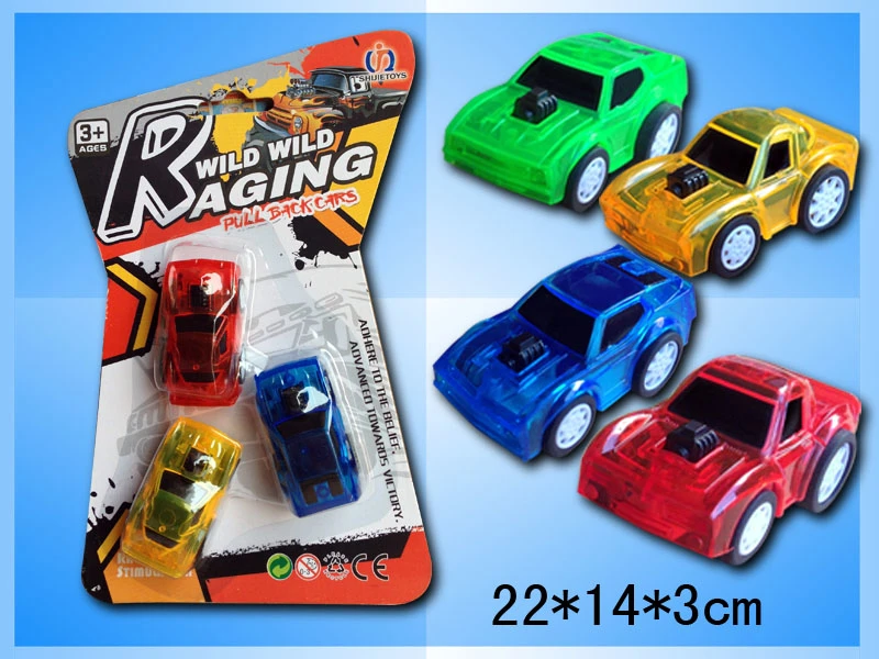 Transparent Pull-back Car