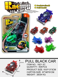 Transparent Pull-back 4WD Car