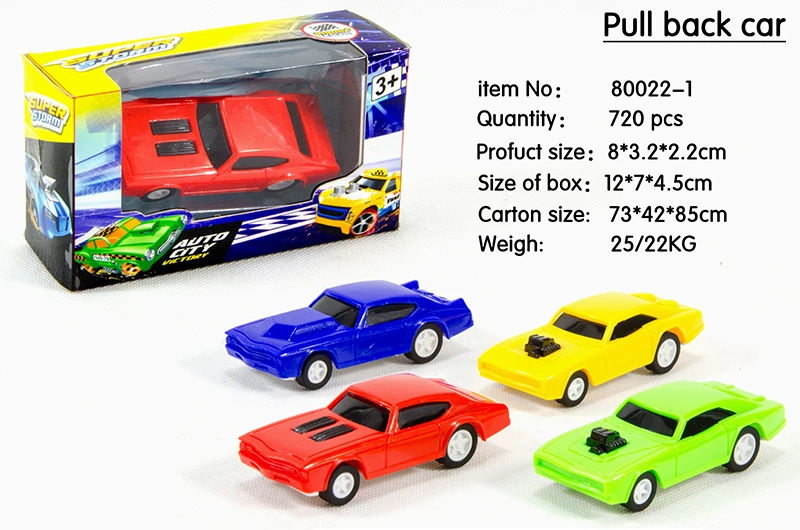 Simulated Pull-back Car