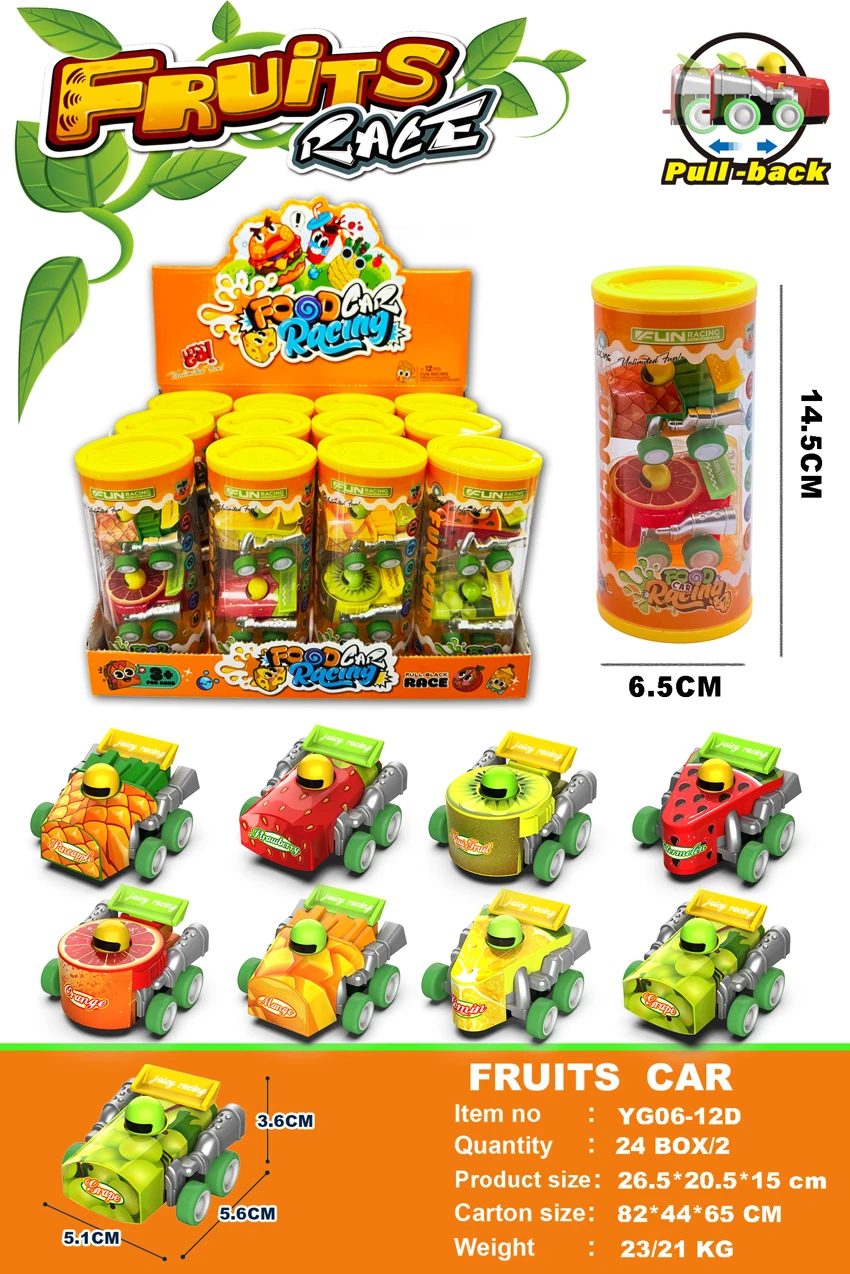Fruit-themed Pull-back Car