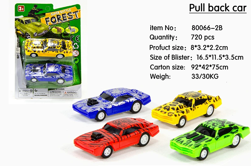 Animal Pull-back Car