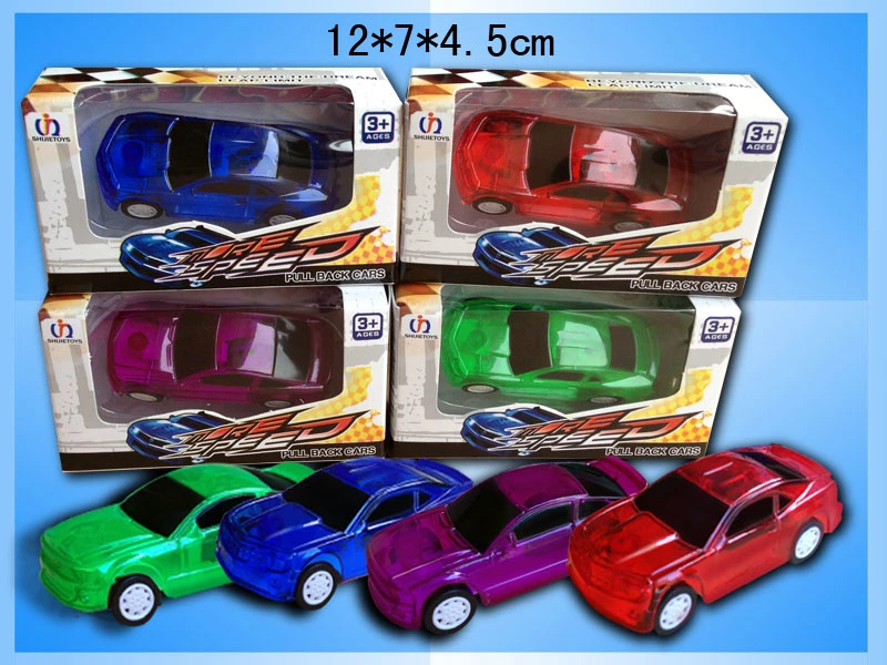 Transparent Pull-back Car