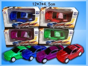 Transparent Pull-back Car