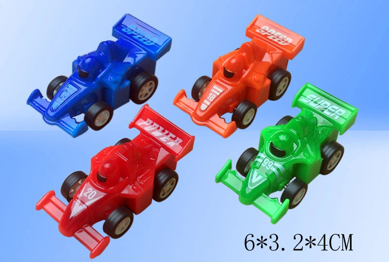 Simulated Pull-back Formula Car