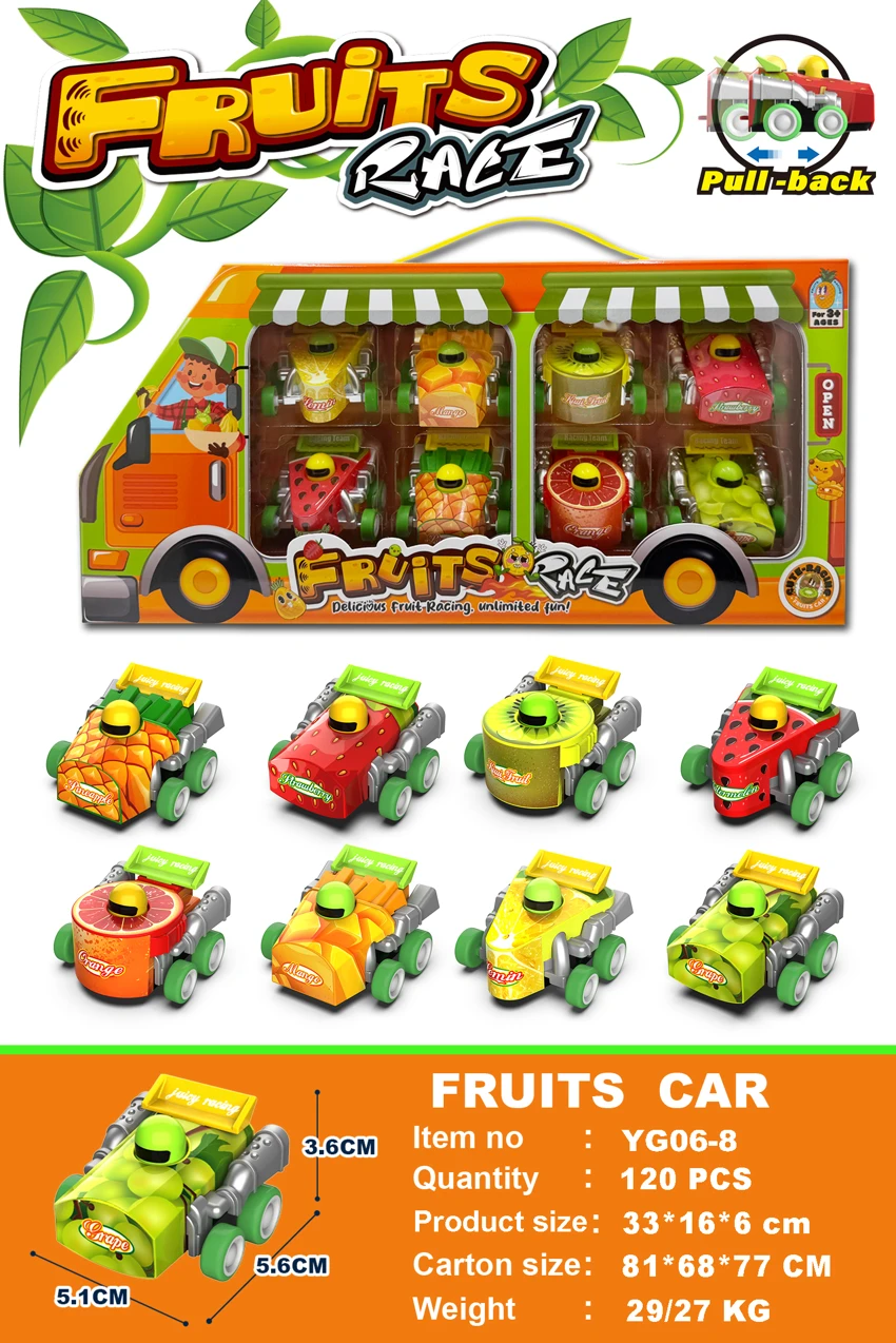 Fruit-themed Pull-back Car