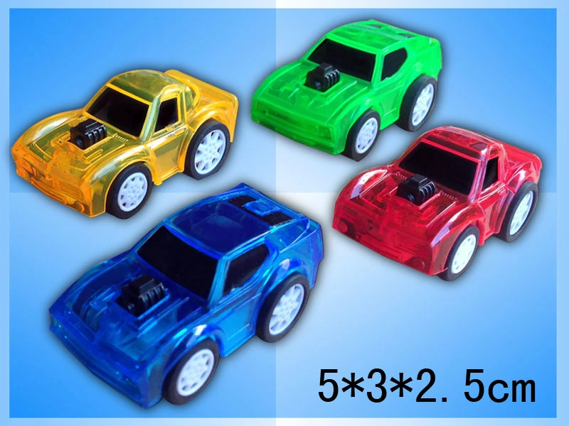 Transparent Pull-back Car