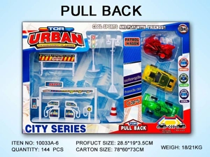 Transparent Pull-back Car Series