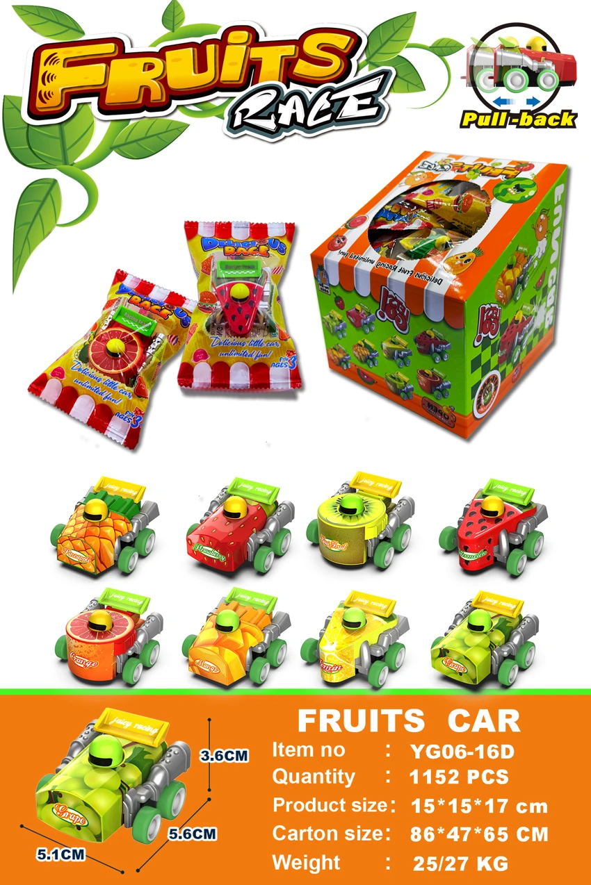 Fruit-themed Pull-back Car