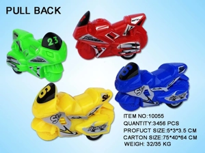 Pull-back Racing Motorcycle