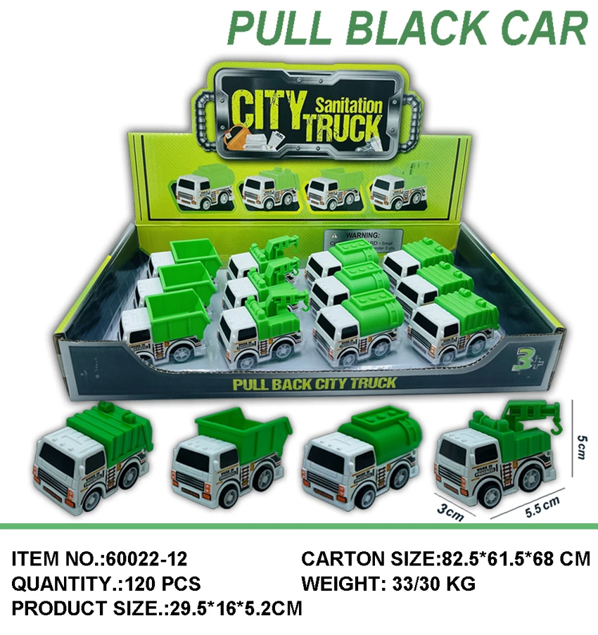 Sanitation Pull-back Car