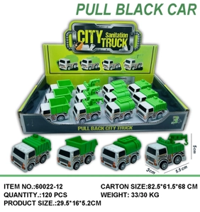 Sanitation Pull-back Car