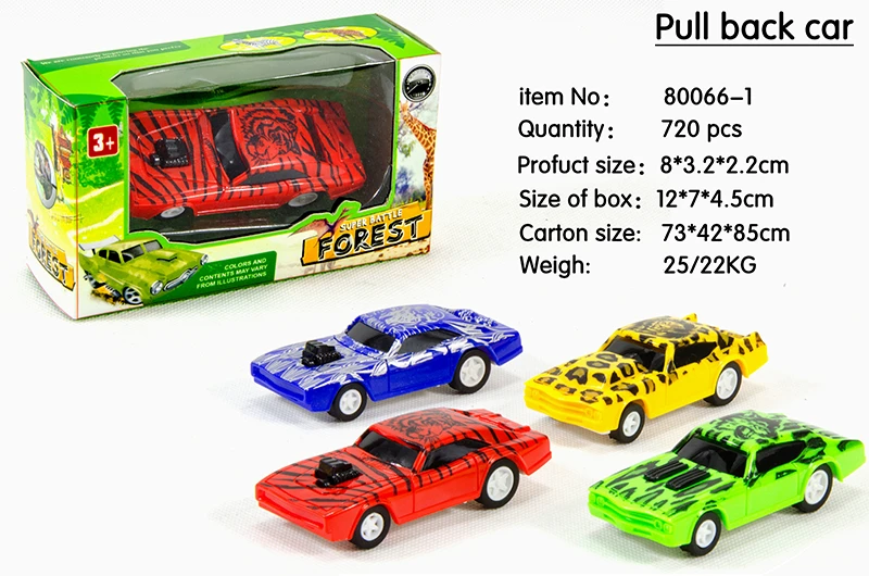 Animal Pull-back Car