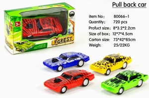 Animal Pull-back Car