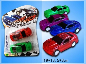 Transparent Pull-back Car