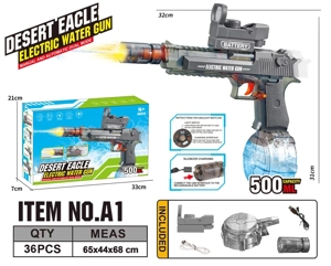 Laser Electric Desert Eagle Water Gun (Water Capacity: 500ML)