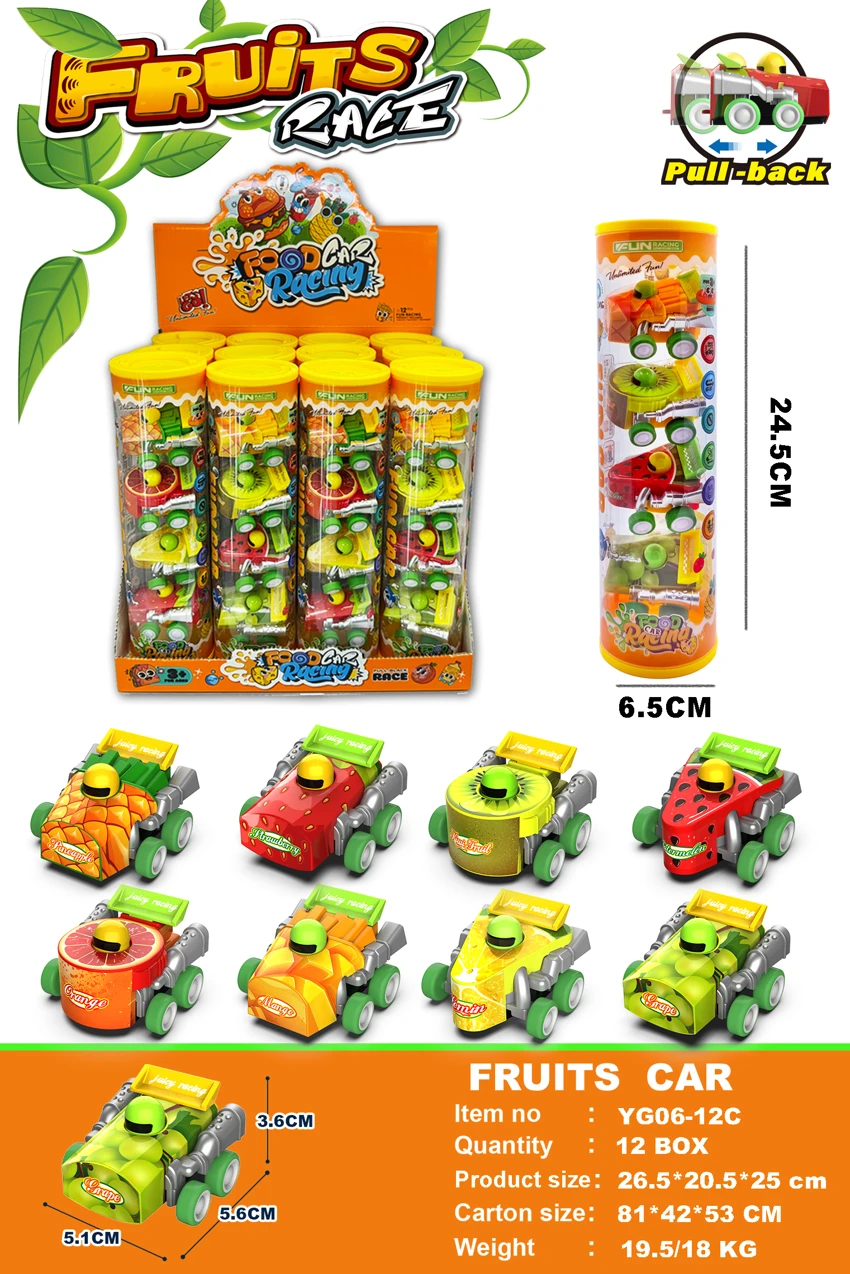 Fruit-themed Pull-back Car