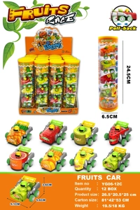 Fruit-themed Pull-back Car