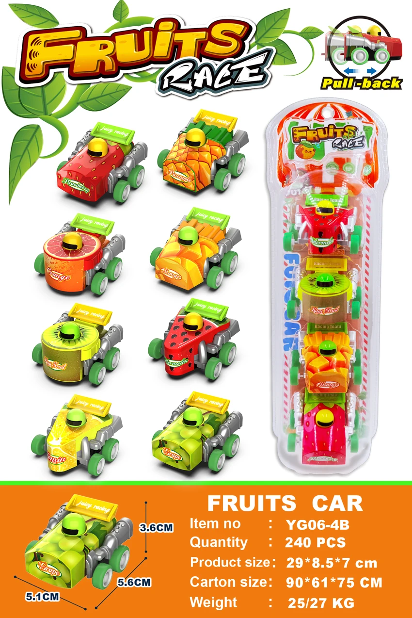 Fruit-themed Pull-back Car