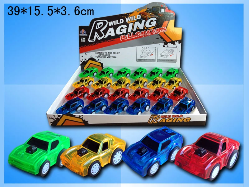 Transparent Pull-back Car