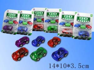 Single Transparent Pull-back Car Blister Pack
