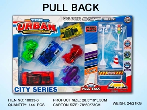 Transparent Pull-back Car Series