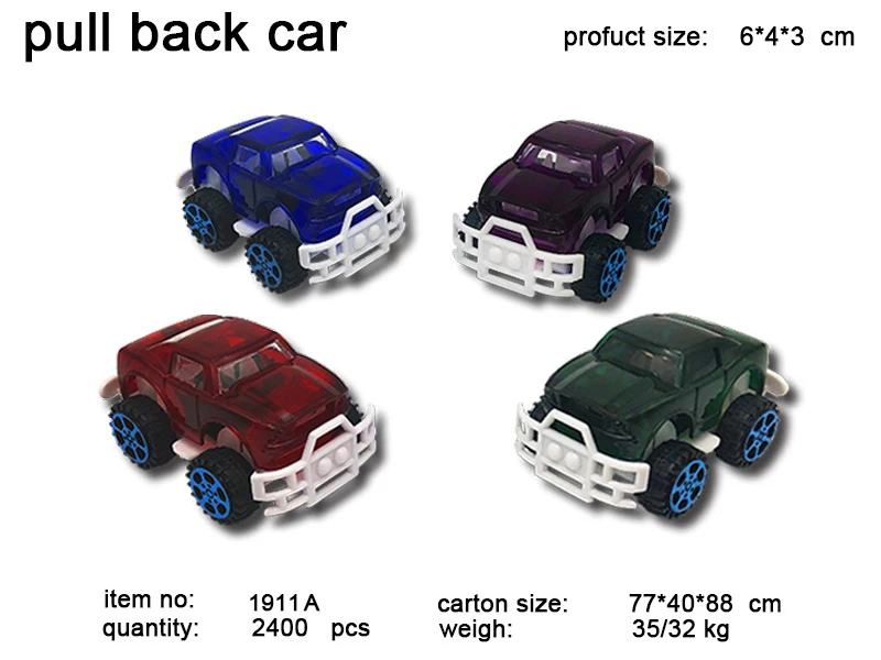 Off-road Transparent Pull-back Car