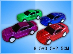 Transparent Pull-back Car