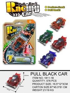 Transparent Pull-back 4WD Car