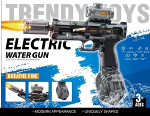 Mini Ice Mouse Electric Water Gun (Black) Water Capacity: 350ml