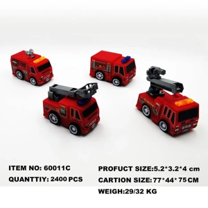 Colorful Helmet Pull-back Mini Racing Car