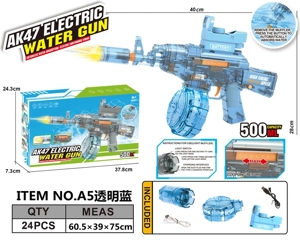 AK47 Laser High-Speed Electric Self-Priming Water Gun with Barrel Nozzle (Water Capacity: 500ML)