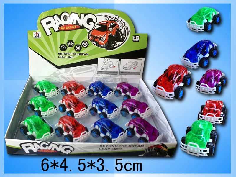 Transparent Off-road Pull-back Car