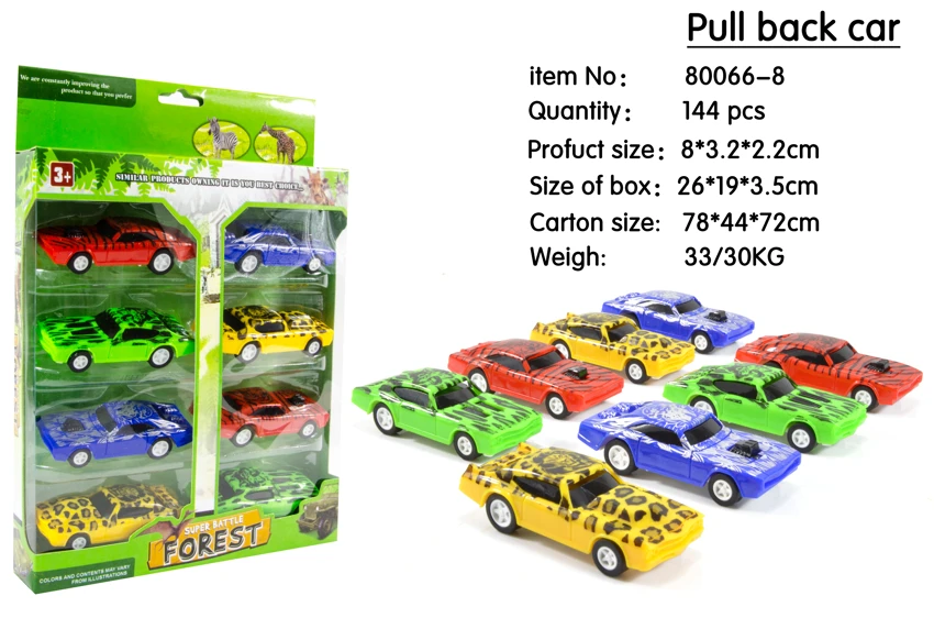 Animal Pull-back Car