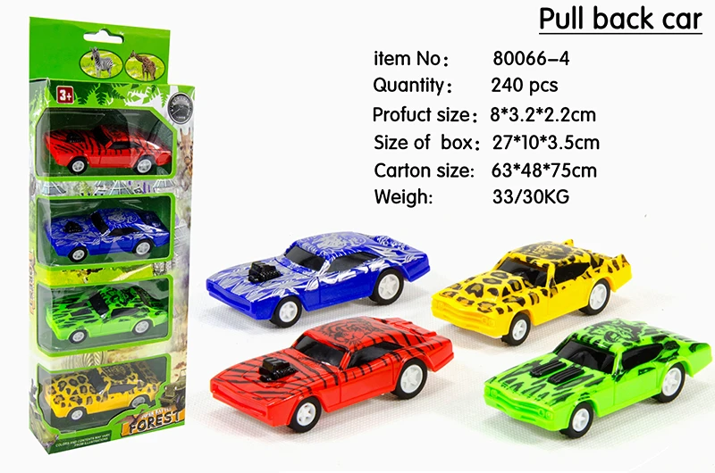 Animal Pull-back Car