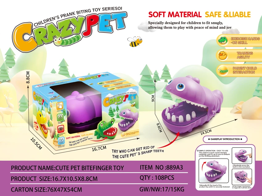 Caterpillar Bite Finger Toy