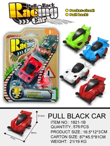 Solid Color Pull-back 4WD Car