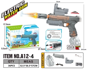 Laser Electric Ice Blast Water Gun with Barrel Nozzle (Water Capacity: 500ML)