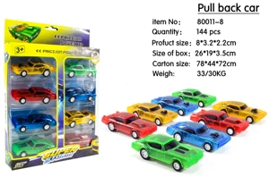 Transparent Pull-back Car