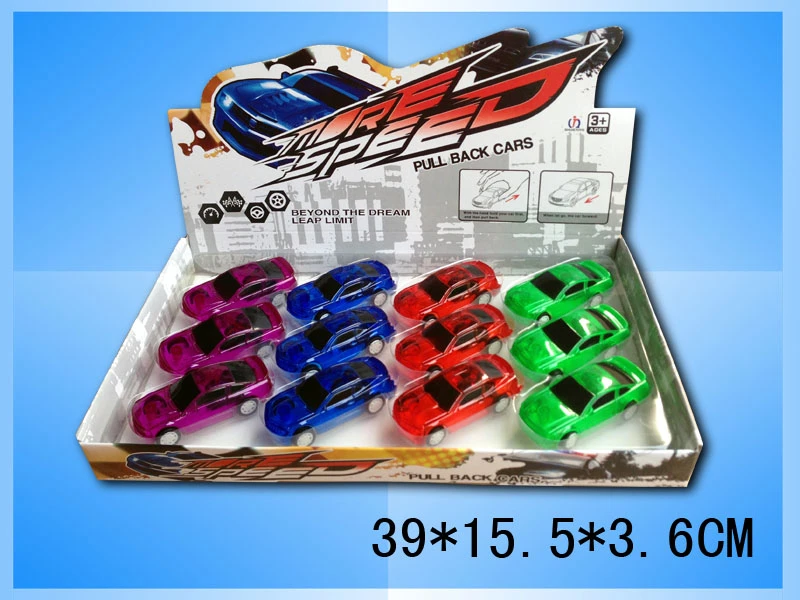 Transparent Pull-back Car