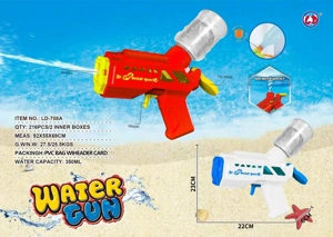 Mini Water Gun (Connectable with Coke Bottle, Fast Refill) (2-color Mixed)