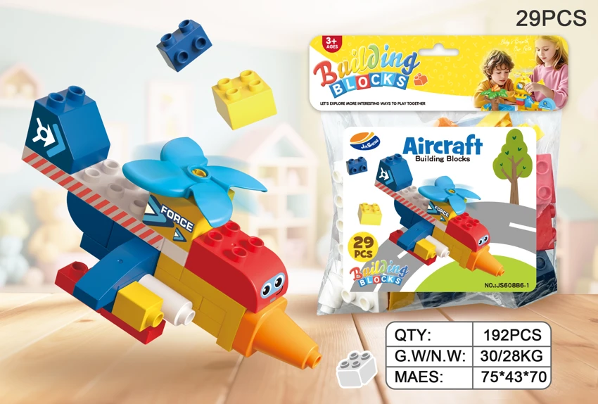 Fighter Jet Large Particle Building Blocks Compatible with Lego 29PCS